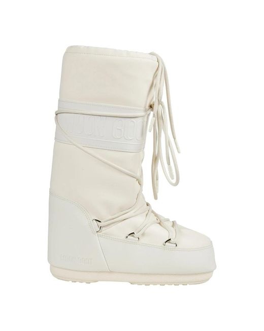 Botas De Goma Icónicas, Mujer, Talla Moon Boot de color White
