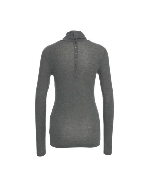 Closed Gray Turtlenecks