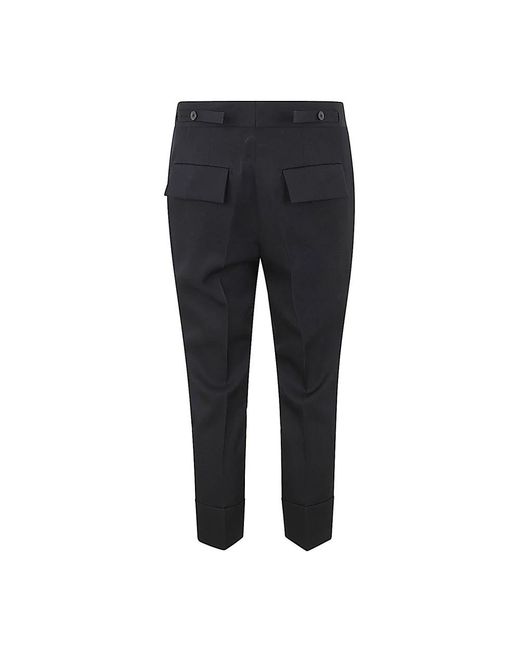 SAPIO Cropped Trousers in het Black voor heren