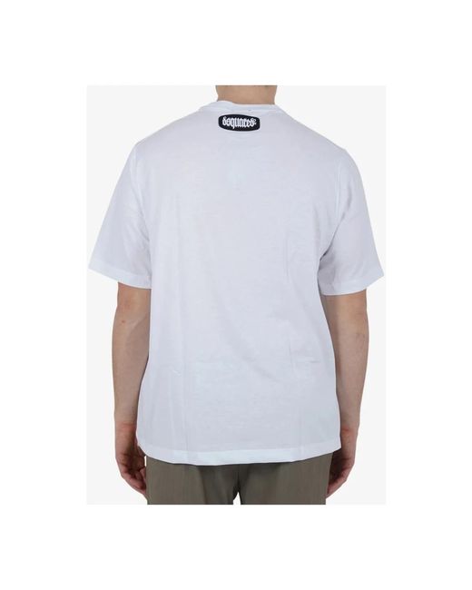 DSquared² Weiße t-shirts und polos in White für Herren