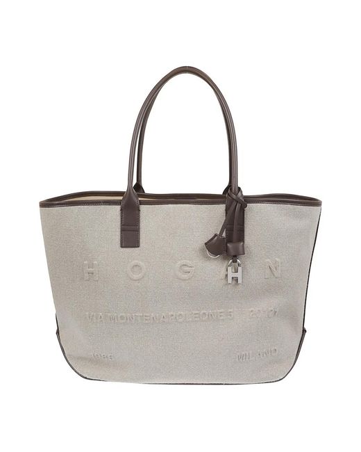 Hogan Gray Einkaufstasche