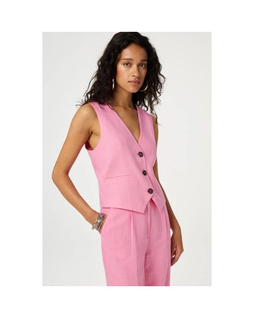 Vests di FABIENNE CHAPOT in Pink