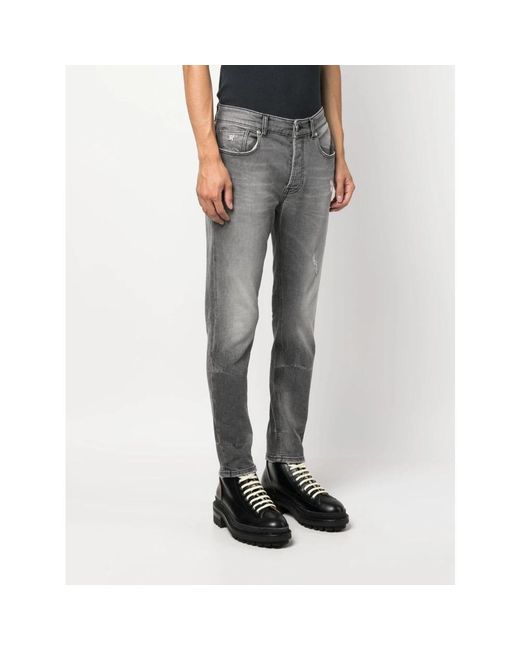 John Richmond Gray Slim Fit Jeans for men
