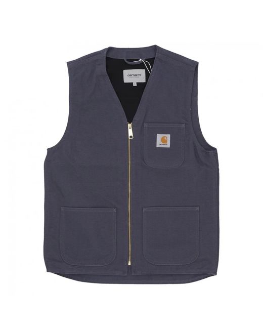 Carhartt Zeus rigid streetwear vest in Blue für Herren
