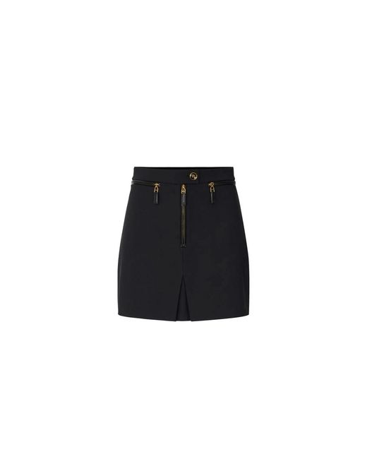 Elisabetta Franchi Black Short Skirts