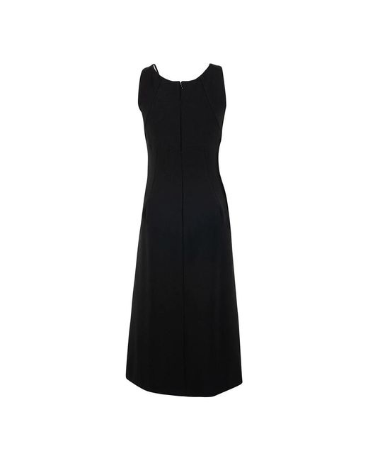 DSquared² Kleedjes ,Zwart ,Midi-Jurk in het Black