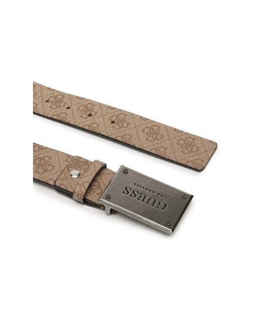Guess Brown Belts for men