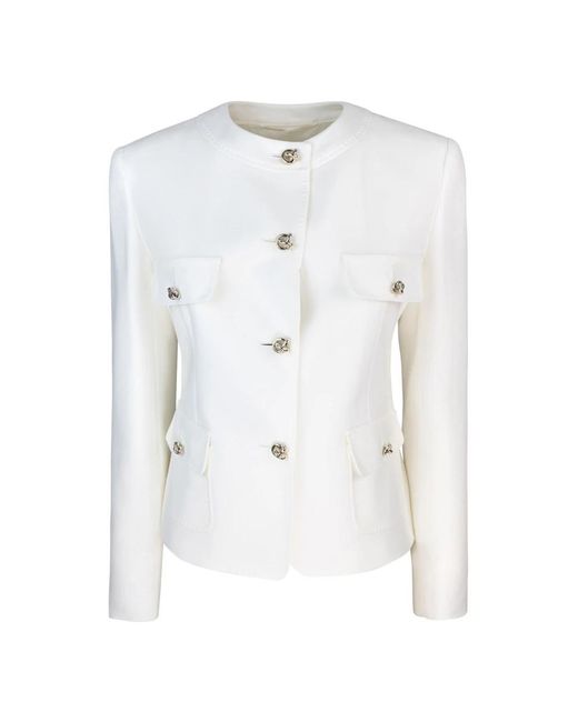 Max Mara White Light Jackets