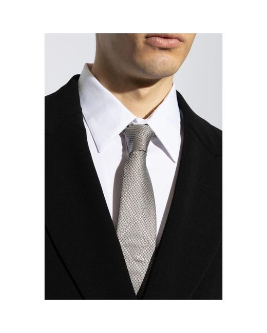 Ties di Ferragamo in Gray da Uomo