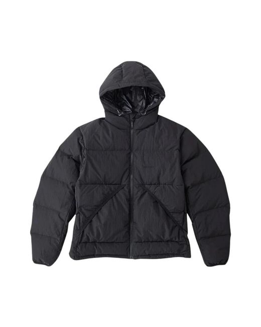 Gramicci Down Puffer Hooded Jacket in het Blue voor heren