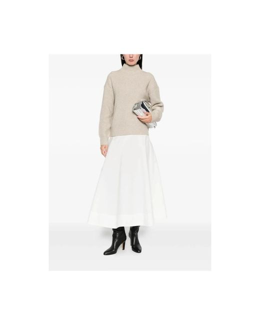 Calvin Klein Natural Gerippter Rollkragenpullover