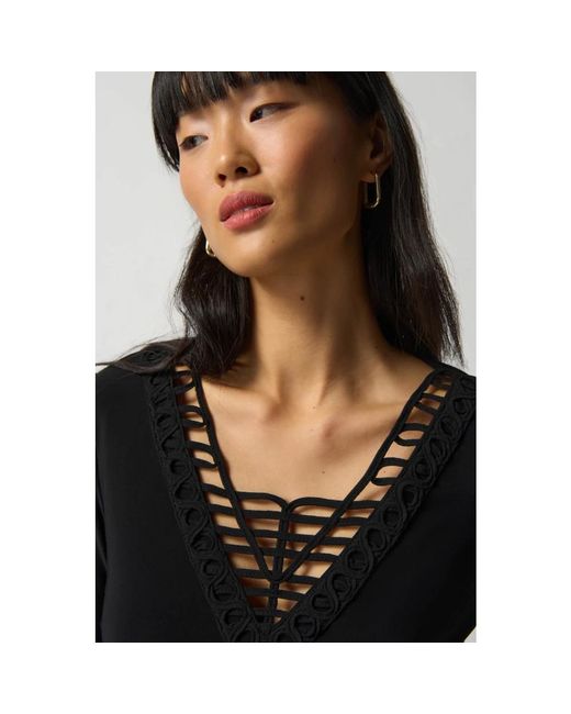 Joseph Ribkoff Overhemden ,Zwart ,Polyester Stijlvolle Blouse in het Black