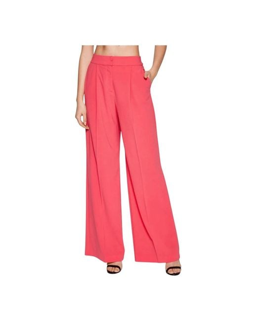 Patrizia Pepe Pink Wide Trousers