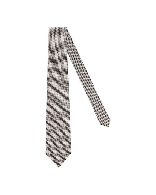 Tom Ford Accessoires ,Veelkleurig ,Silk Jacquard Tie in het Gray voor heren