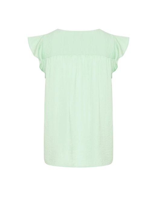 Ichi Green Blouses