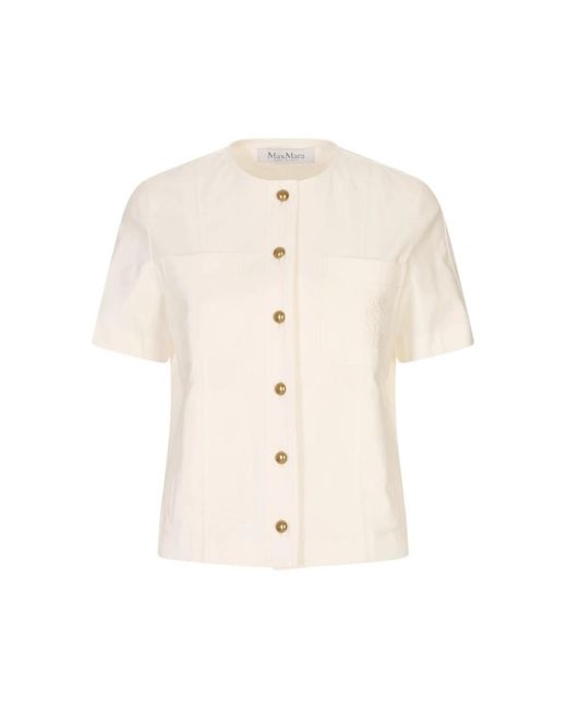 Blouses Max Mara de color Natural