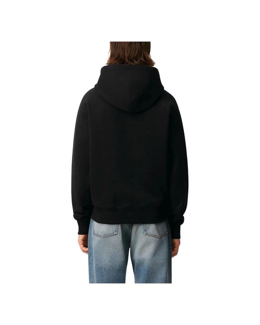 AMI Black Zip-Throughs for men