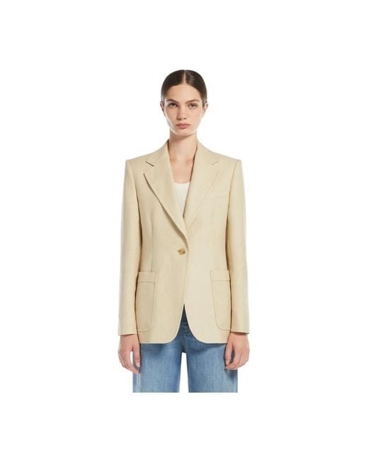 Weekend by Maxmara Blazers in het Natural