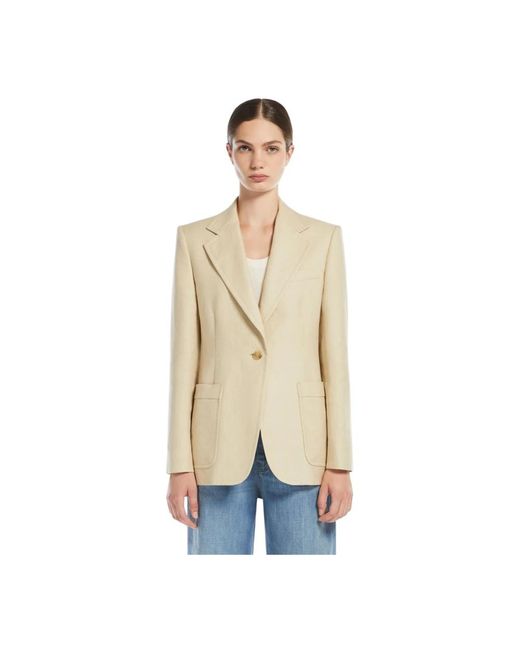 Weekend by Maxmara Blazers in het Natural