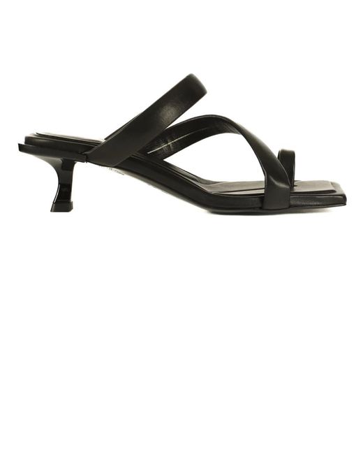 High heel sandals Fabi de color Black