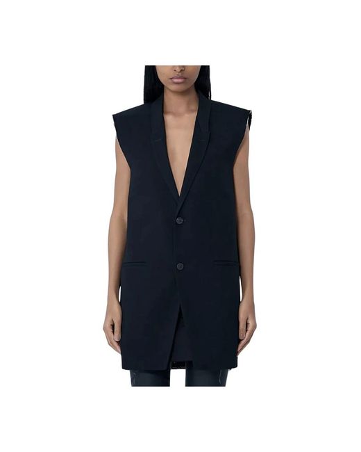 Rick Owens Blue Vests