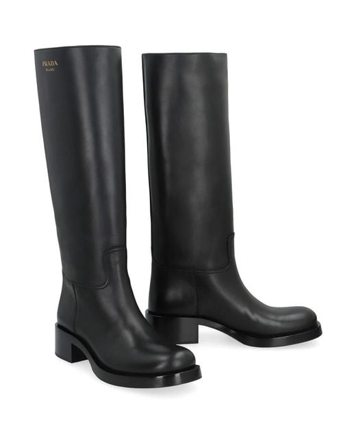 Prada High Boots in het Black