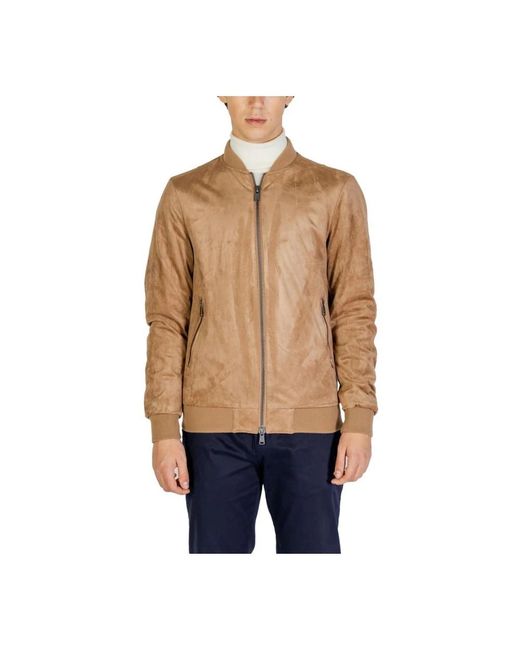 Gianni Lupo Natural Bomber Jackets for men
