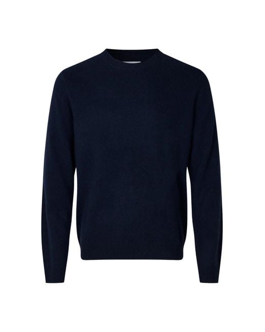 Samsøe & Samsøe Blue Round-Neck Knitwear