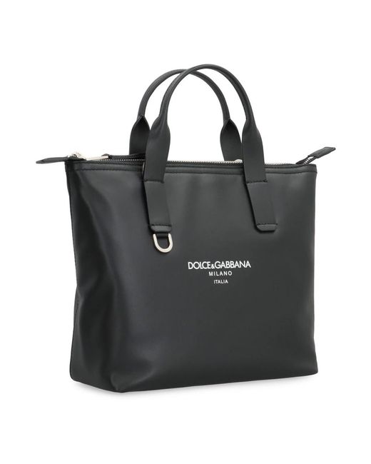 Tote Bags di Dolce & Gabbana in Black da Uomo