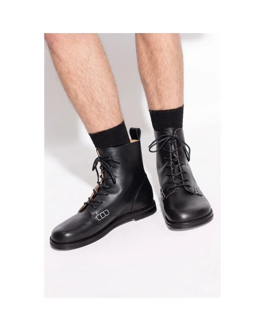 J.W. Anderson Lederknöchelstiefel in Black für Herren