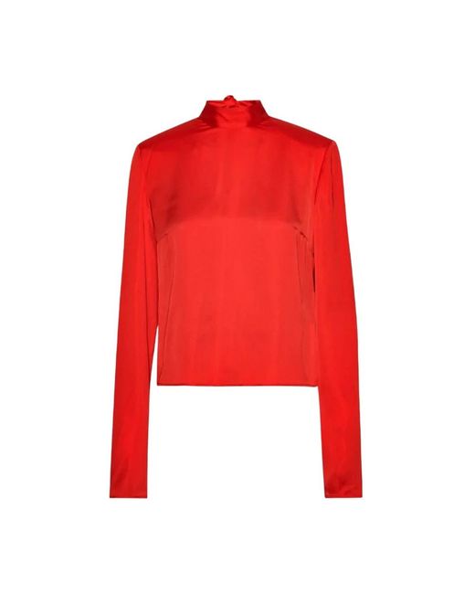 ROTATE BIRGER CHRISTENSEN Red Blouses