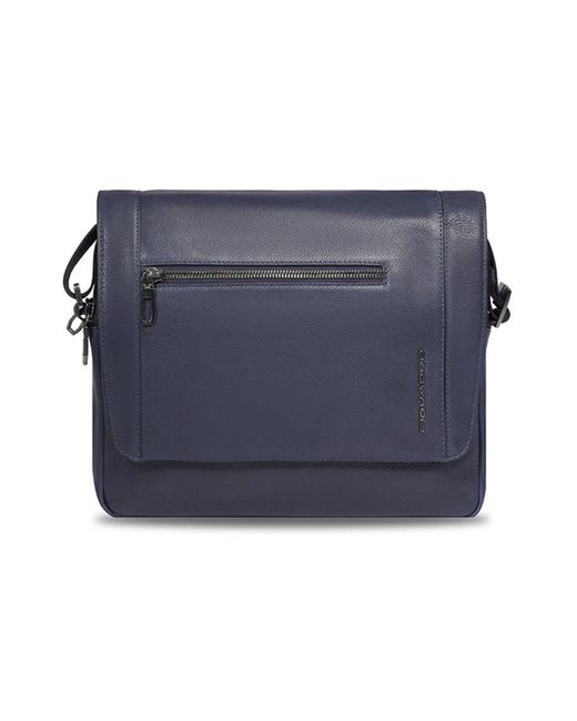 Piquadro Blue Cross Body Messenger for men