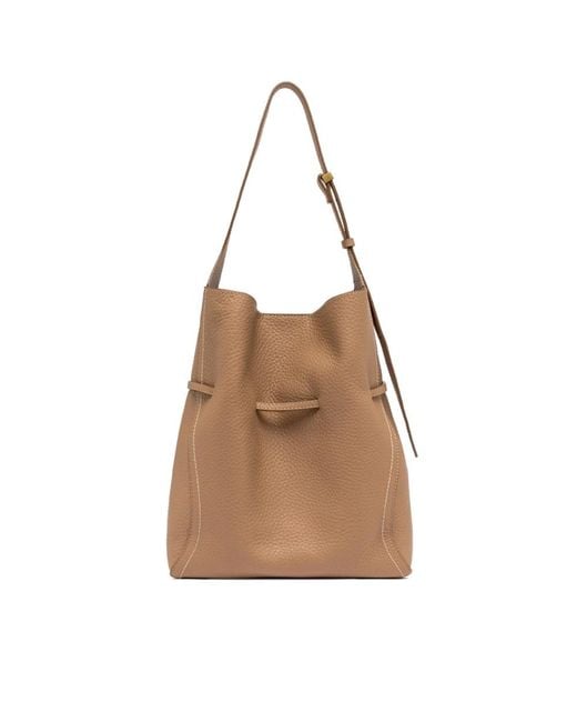 Gianni Chiarini Brown Bucket Bags