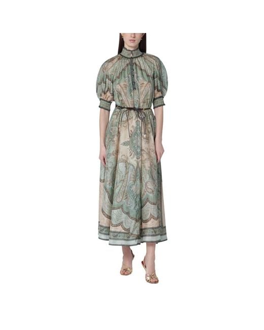 Zimmermann Green Midi Dresses