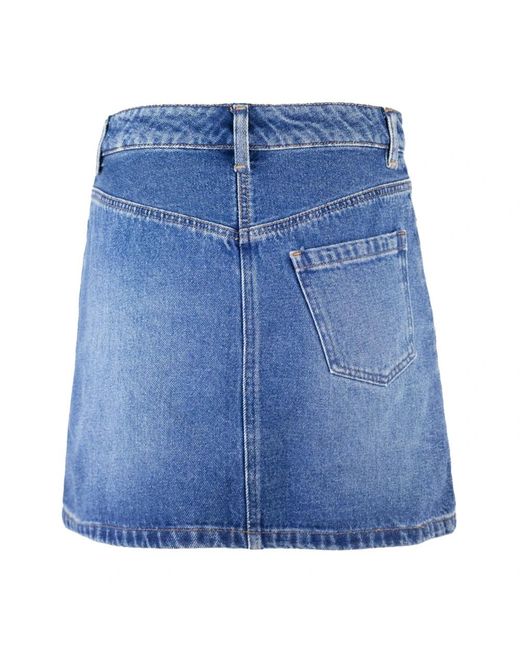 A.P.C. Denim Skirts in het Blue