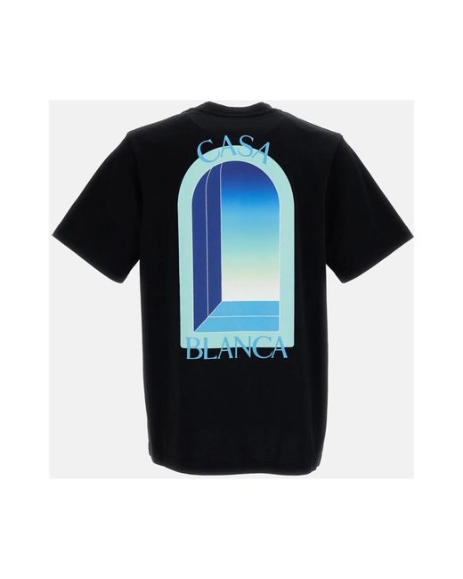 Casablanca Black T-Shirts for men