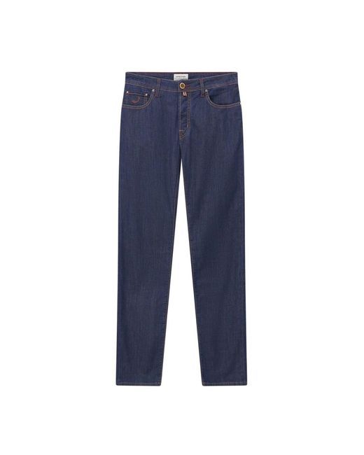 Jacob Cohen Blue Straight Jeans for men