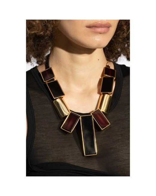 DSquared² Multicolor Halskette mit geometrischen harzsteinen