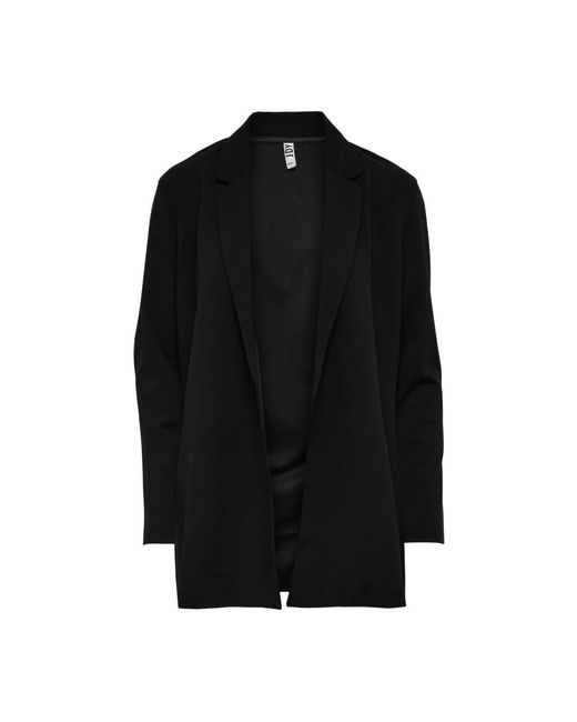 Jacqueline De Yong Black Kurzarm schwarzer blazer modelofb