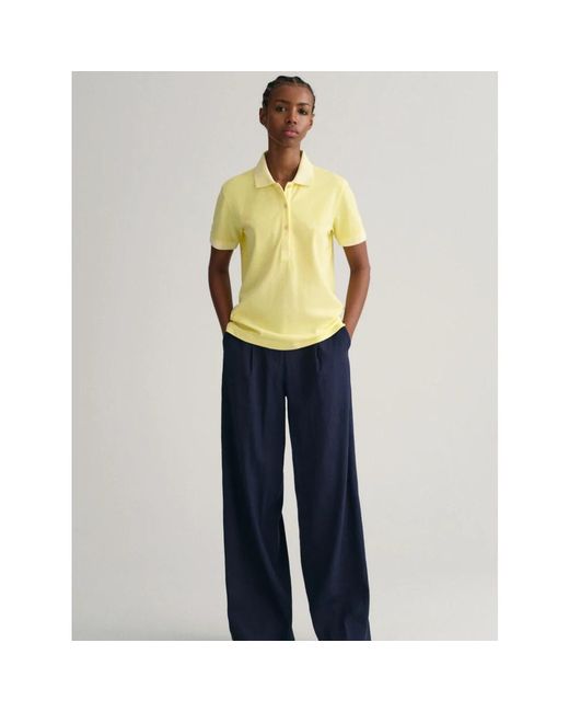 Gant Yellow Polo Shirts