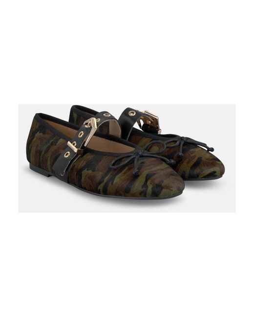Alma En Pena. Black Ballerina Shoes