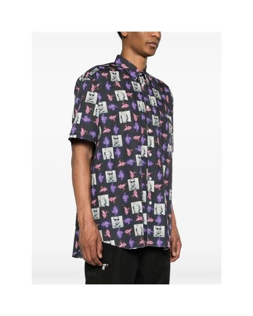 Comme des Garçons Blue Short Sleeve Shirts for men