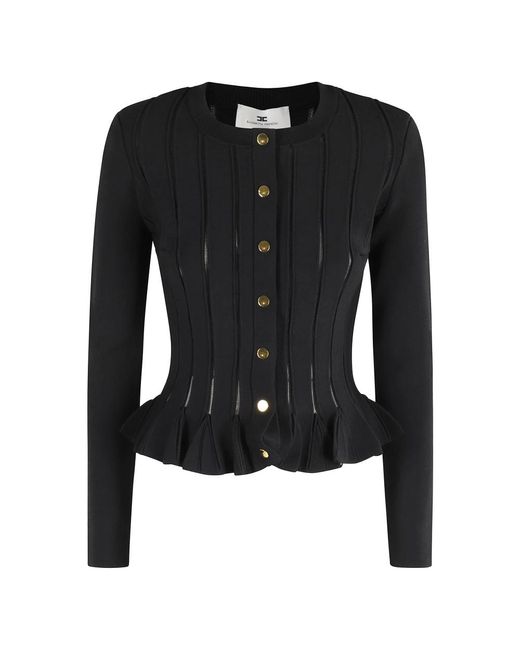 Cardigans Elisabetta Franchi de color Black