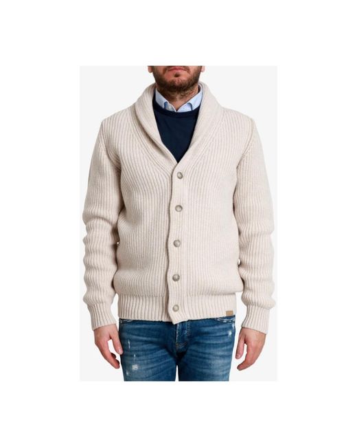 Fay Natural Cardigans for men
