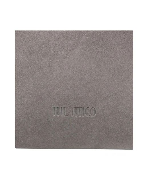 The Attico Gray Shoulder Bags