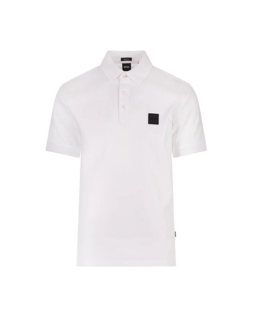Boss White Polo Shirts for men