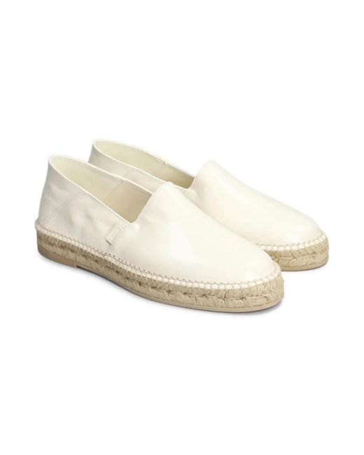 AMI Leder Espadrilles in White für Herren