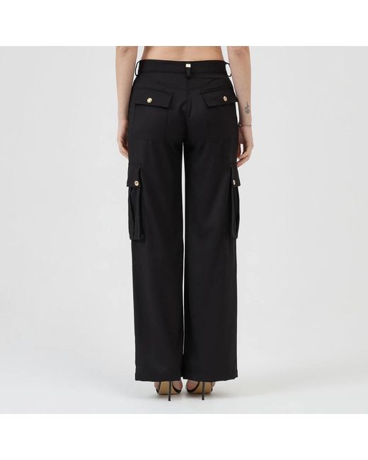 Just Cavalli Black Straight Trousers