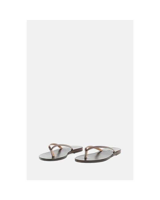 Ancient Greek Sandals Natural Flip Flops