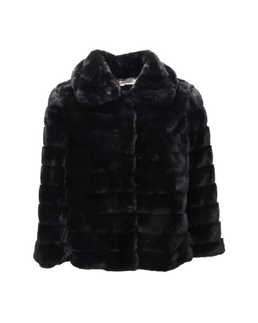 Please Black Faux Fur & Shearling Jackets